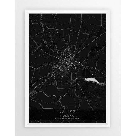 Mapa plakat KALISZ