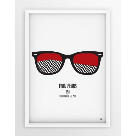 Plakat TWIN PEAKS - okulary