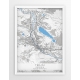 Plakat, mapa TBILISI - linia BLUE/GREY